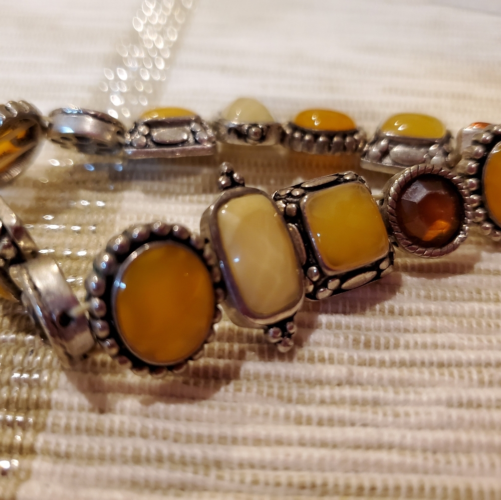 Rust and Amber tone Bracelet